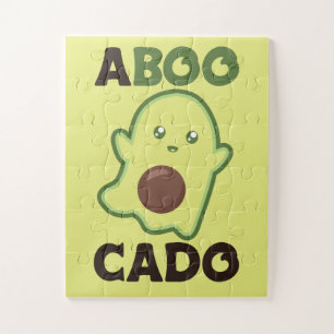 Puzzle Espíritu aguacate para Halloween Funny Aguacates J