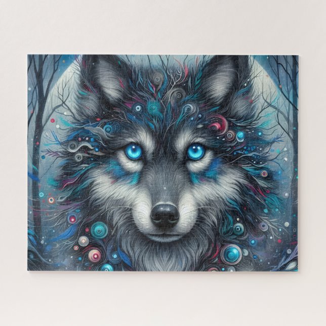 Puzzle Espíritu de Lobo de la Galaxia (Horizontal)