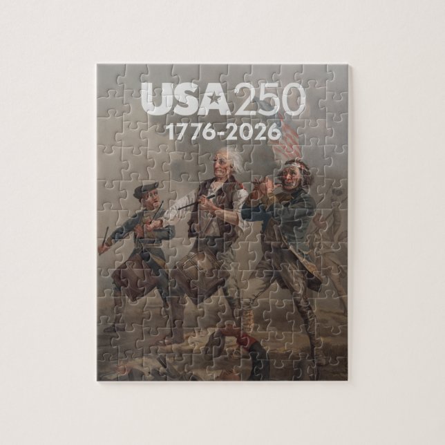Puzzle Espíritu del 76 - 250 cumpleaños de América (Vertical)