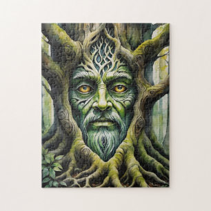 Puzzle Espíritu del árbol celta de fantasía Dríada Pagana