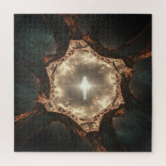 Puzzle Espíritu dentro de los materiales en el espacio ex