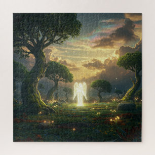 Puzzle Espíritu fantasma angélico en otro jardín mundano