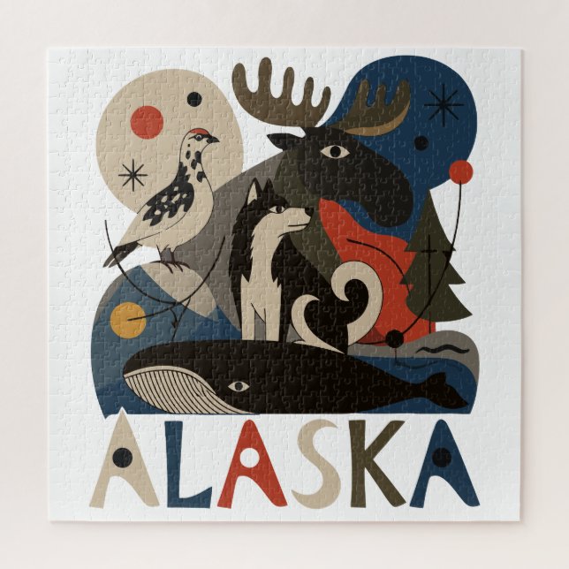 Puzzle Espíritu Salvaje de Alaska (Vertical)
