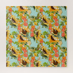 Puzzle Esplendor de otoño: Patrón de la naturaleza sin fo