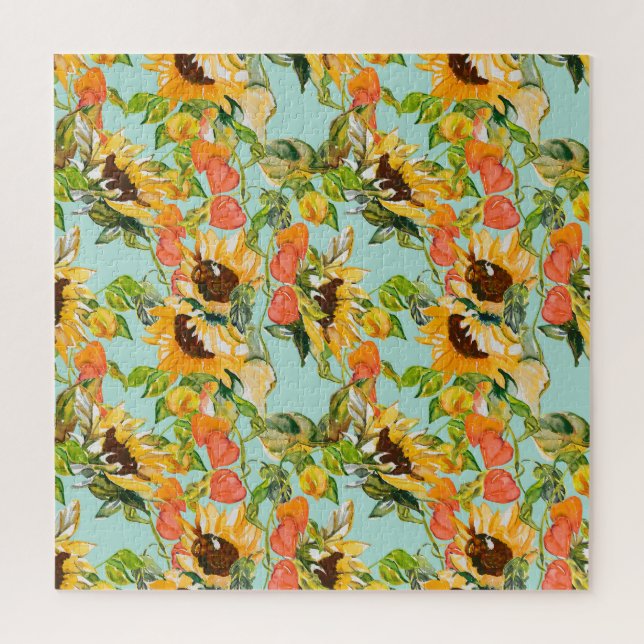 Puzzle Esplendor de otoño: Patrón de la naturaleza sin fo (Vertical)