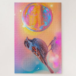 Puzzle Espuma colorida y burbuja arcoiris