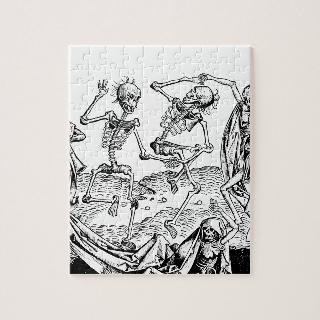 Puzzle Esqueletos - Halloween (Vertical)