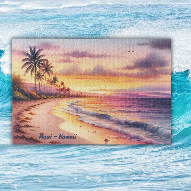 Puzzle Esquema acuático Maui Hawaii Colorful | (Subido por el creador)