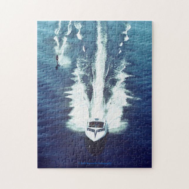 Puzzle Esquí acuático en el río Connecticut (Vertical)