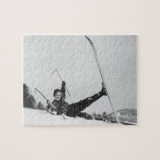 Puzzle Esquiador 2 de la mujer (Horizontal)