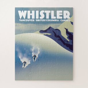 Puzzle Esquiador Whistler Columbia Británica Canadá
