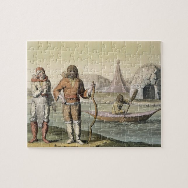 Puzzle Esquimales en la Bahía de Hudson, de 'Le Costume (Horizontal)