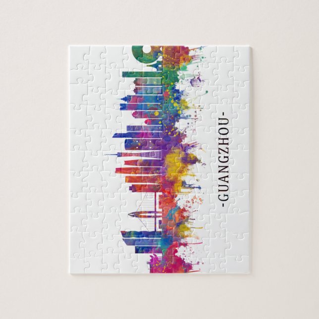 Puzzle Esquina de Guangzhou China (Vertical)