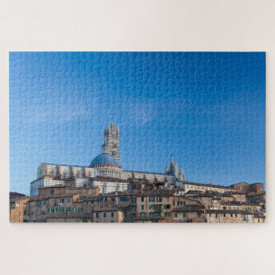 Puzzle Esquina de la ciudad de Siena, Toscana, Italia