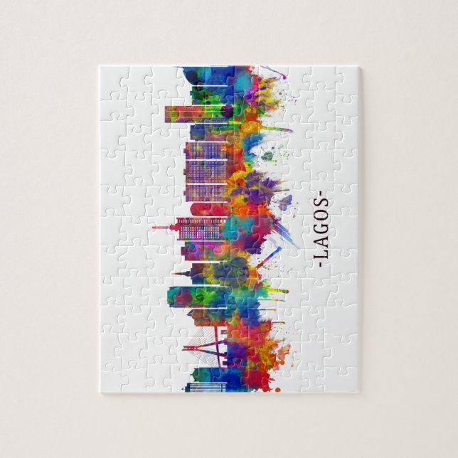 Puzzle Esquina de Lagos de Nigeria (Vertical)