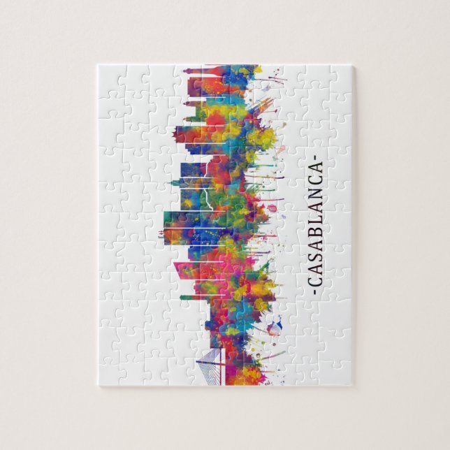 Puzzle Esquina de Marruecos de Casablanca (Vertical)