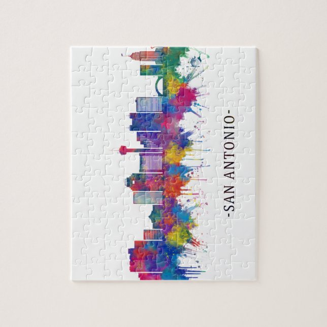 Puzzle Esquina de San Antonio Texas (Vertical)