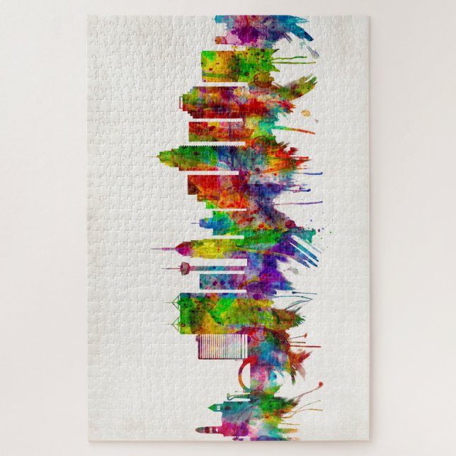 Puzzle Esquina de San Antonio Texas (Vertical)