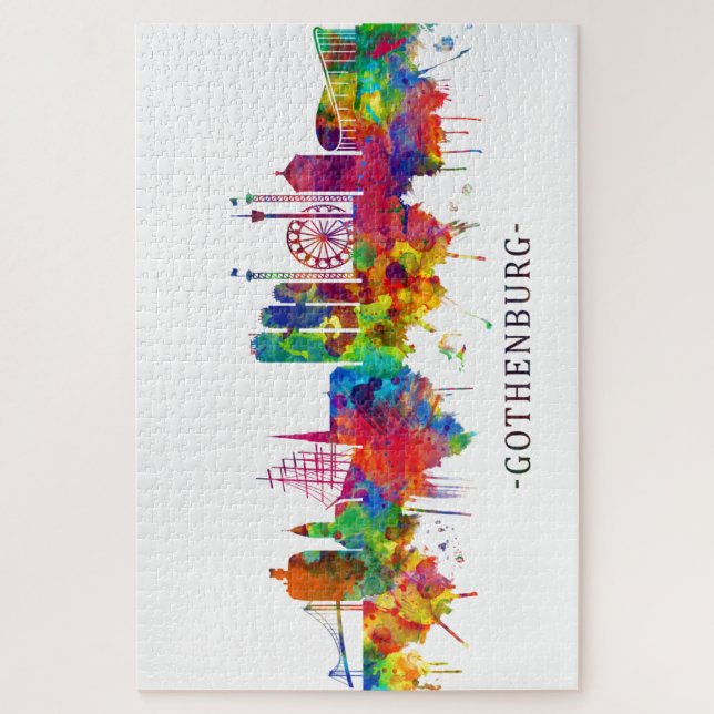 Puzzle Esquina de Suecia de Gotemburgo (Vertical)