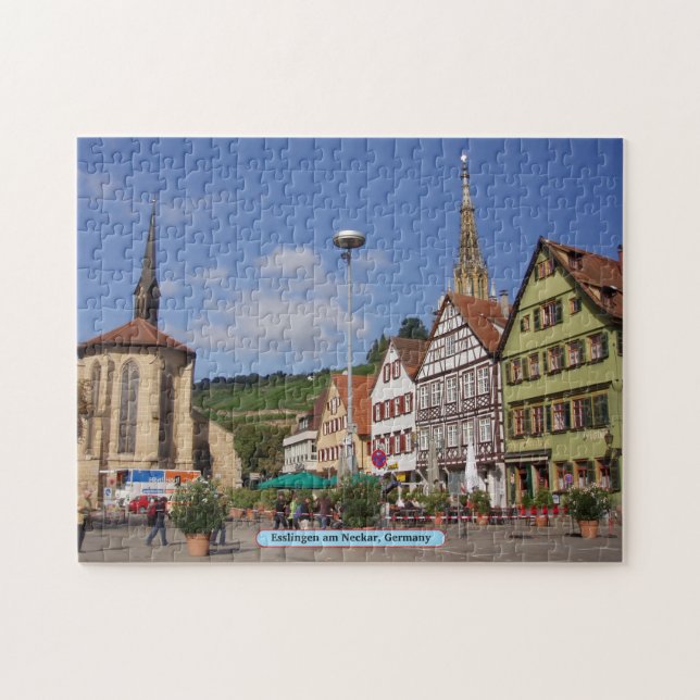 Puzzle Esslingen Neckar, Alemania (Horizontal)