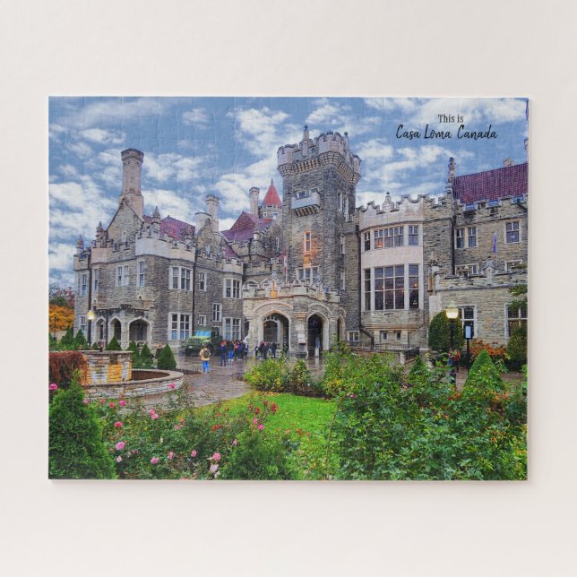 Puzzle Esta es Casa Loma, Toronto, Canadá (Horizontal)