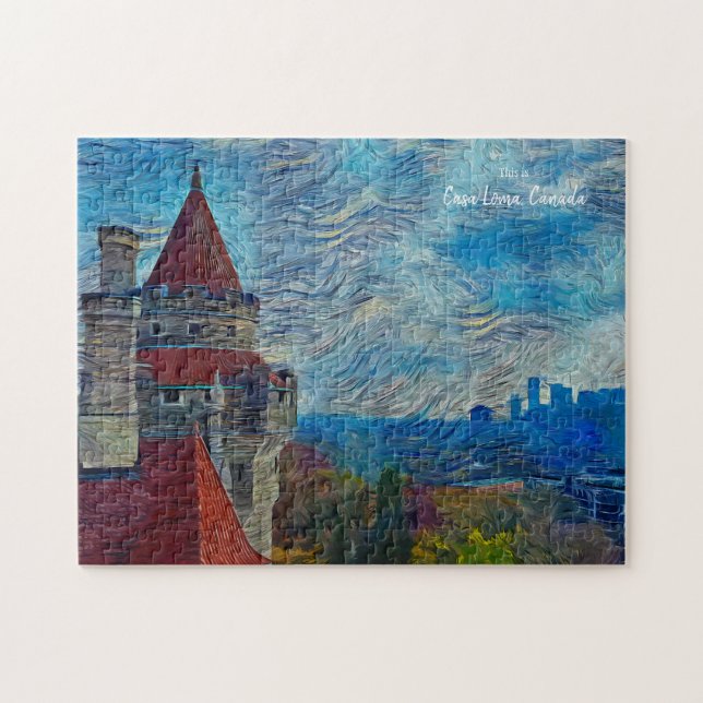 Puzzle Esta es Casa Loma, Toronto, Canadá (Horizontal)