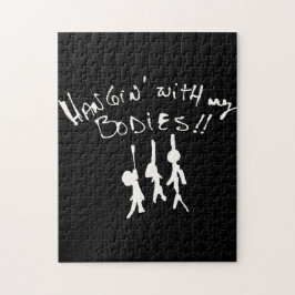 Puzzle ¡Esta Halloween estaré Hangin con mis cuerpos!