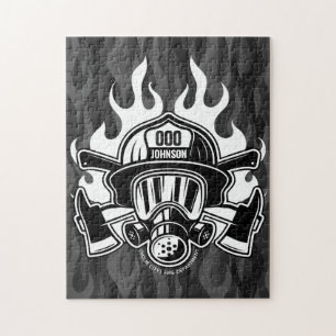 Puzzle Estación de bomberos de rescate de bomberos person