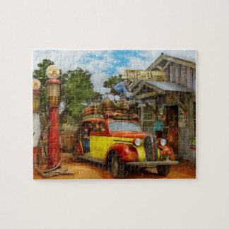 Puzzle Estación de gas - Entrega fresca a Pie Town 1940