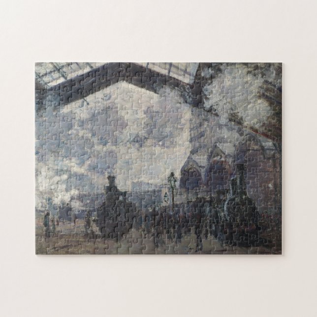 Puzzle Estación de Saint-Lazare Monet Bella Artes (Horizontal)