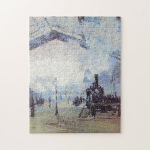 Puzzle Estación de tren de Claude Monet