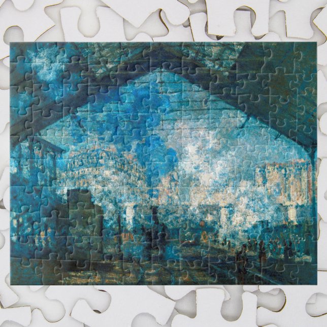 Puzzle Estación de tren de Saint Lazare por Claude Monet (Subido por el creador)