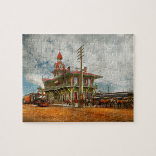 Puzzle Estación de Trenes - El Ferrocarril L&N 1900