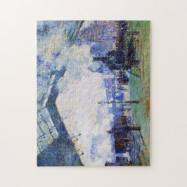 Puzzle Estación del Santo-Lazare, tren de Normandía,