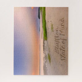 Puzzle Estado de Ánimo de Bluffton Escrito en la Arena Pl