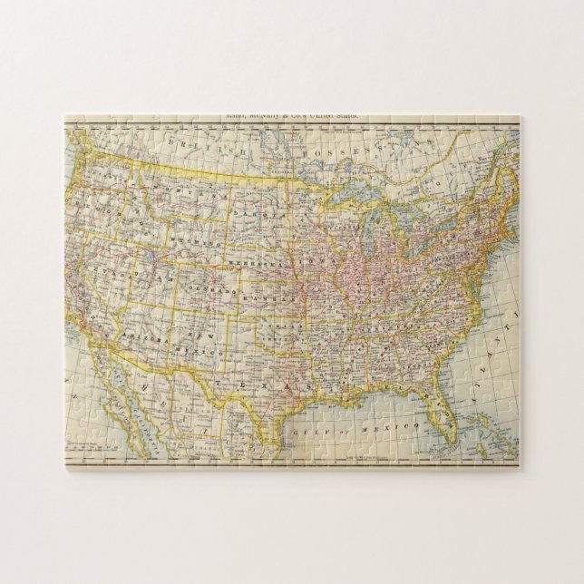 Puzzle Estados Unidos 4 (Horizontal)