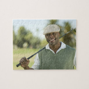 Puzzle Estados Unidos, Arizona, Scottsdale, hombre sonrie