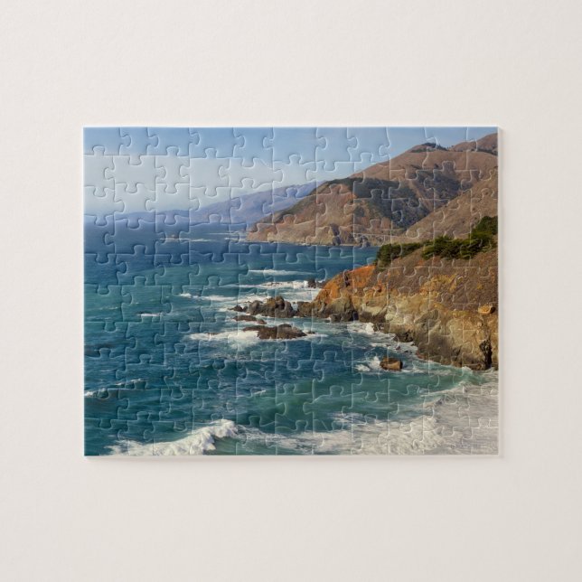 Puzzle Estados Unidos, California, línea costera Big Sur (Horizontal)