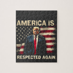 Puzzle Estados Unidos es nuevamente respetado Trump, Esta