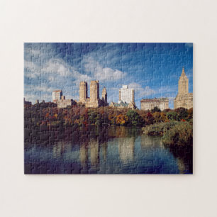Puzzle Estados Unidos, Nueva York, Central Park, Lago
