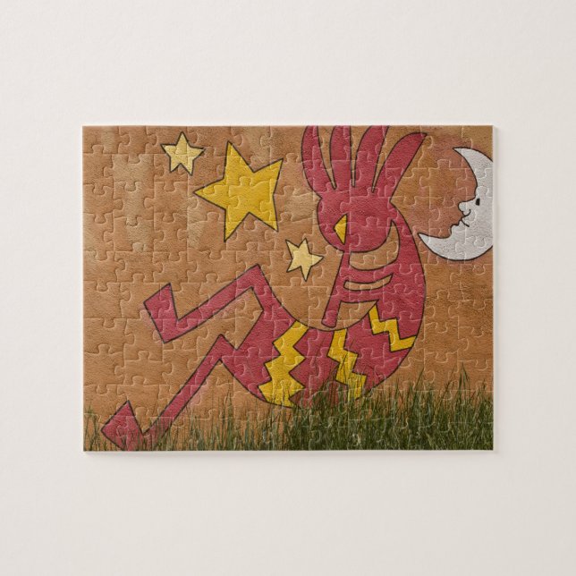 Puzzle Estados Unidos, Nuevo México, Santa Fe. Mural de u (Horizontal)