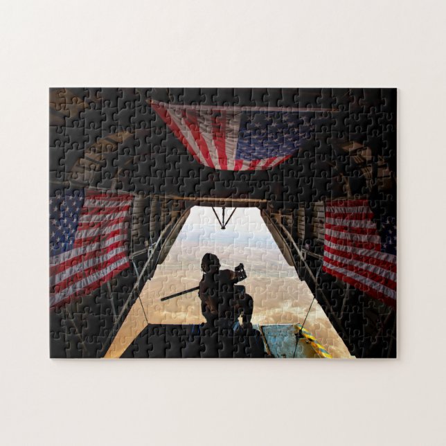 Puzzle ESTALLION SUPER CH-53E - BANDERA (11x14 PULGADAS) (Horizontal)