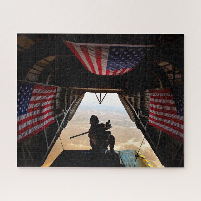 Puzzle ESTALLION SUPER CH-53E - BANDERA (16x20 PULGADAS) (Horizontal)