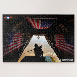 Puzzle ESTALLION SUPER CH-53E - BANDERA (20x30 PULGADAS)