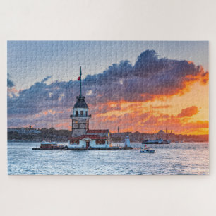 Puzzle Estambul, Turquía - mezquita barroca de Ortakoy Ji