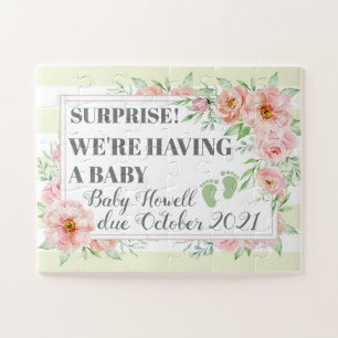 Puzzle Estamos teniendo una revelación de embarazo de be