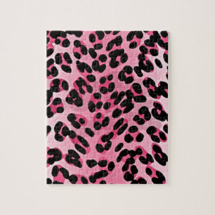 Puzzle Estampa de Guepardo Rosa RAB Rockabilly