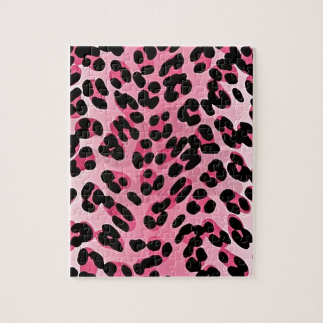 Puzzle Estampa de Guepardo Rosa RAB Rockabilly (Vertical)