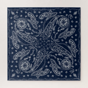 Puzzle Estampa Vintage de Paisley Bohemio