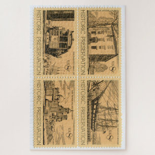 Puzzle Estampilla de rehenes de Estados Unidos rompecabez